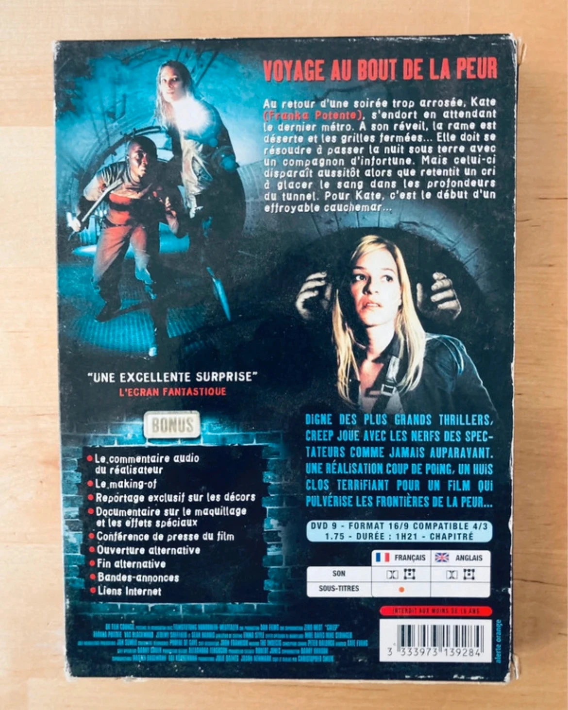 DVD Creep de Christopher Smith. – photo 2